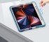 NIKCORP Oklopna maska za iPad Pro 12,9" s postoljem i držačem za olovku trodijelna, plava